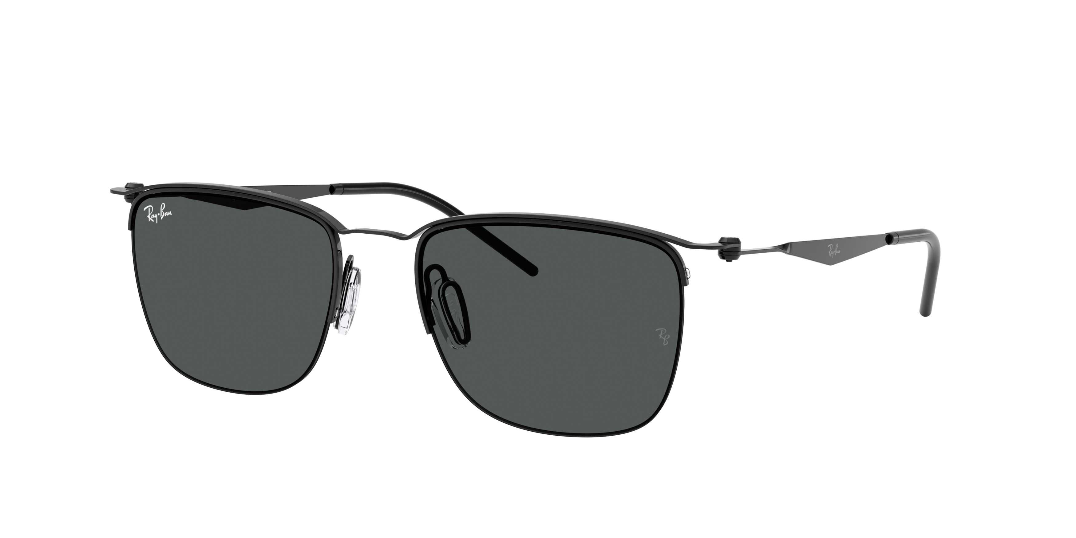 Ray-Ban RB8550 Dark Grey Sunglasses - Black - BLACK/GREY